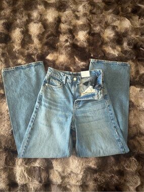 Zara Light Blue Flare Jeans